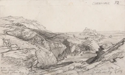 A Page from a Cornish Sketchbook- Cornwall 32